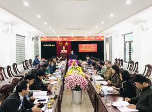 Thái Hòa Hội thảo lấy ý kiến biên soạn cuốn ký yếu 15 năm thành lập thị xã
